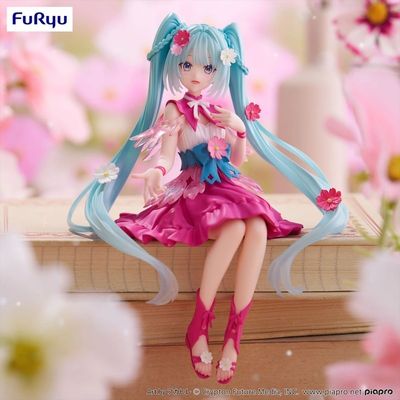 全新正版 FURYU mikU V家 初音未来 波斯菊花仙子 泡面压景品手办