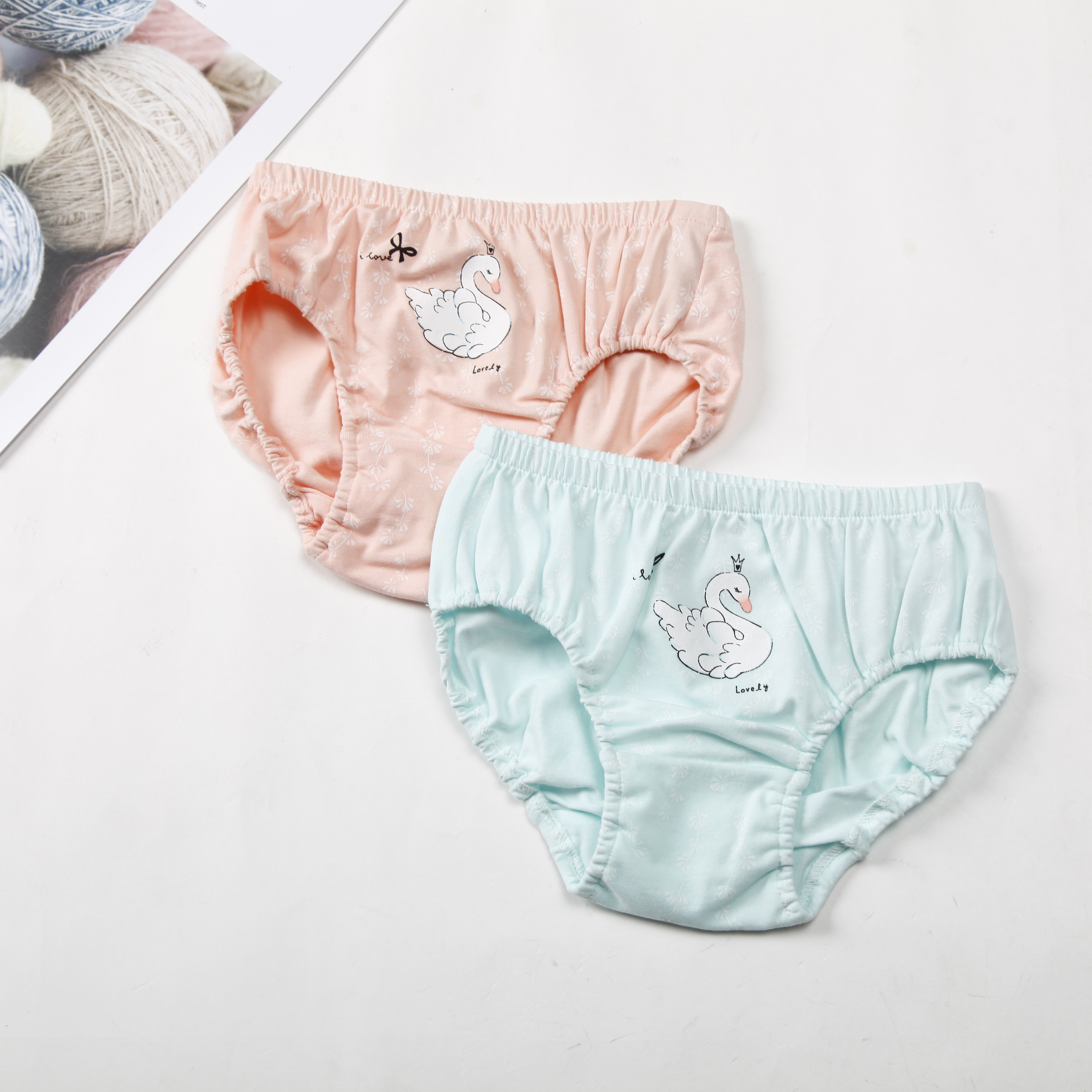 精棉泡泡裤安卡米纯棉女童不夹PP