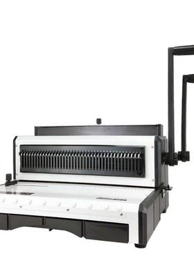 G930A重型梳式胶圈夹条装订机抽刀方孔手动打孔机厂家广州装订机