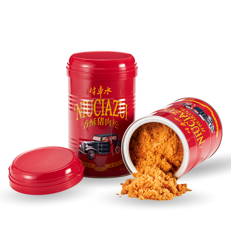 牛车水招牌香酥猪肉松268g铁罐装新加坡风味休闲营养猪肉酥纯正