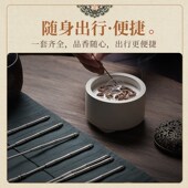 热销苍银入门香道工具套装 香篆篆香香粉香灰灰铲家用香炉打篆香具