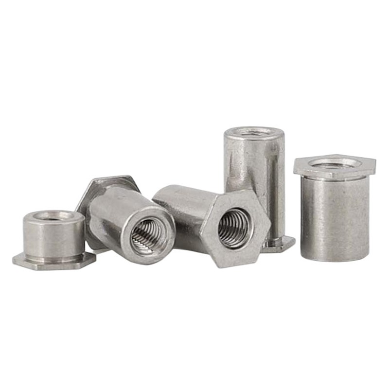 热销不锈铁416通孔压铆螺母柱压板铆螺柱 SO4-M2 M2.5*x4x5x6x8x1