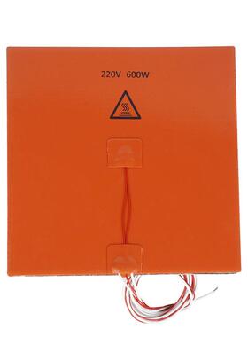 3D打印机配件 200x200mm 220V 600W硅橡胶热床 硅胶加热垫 发热板