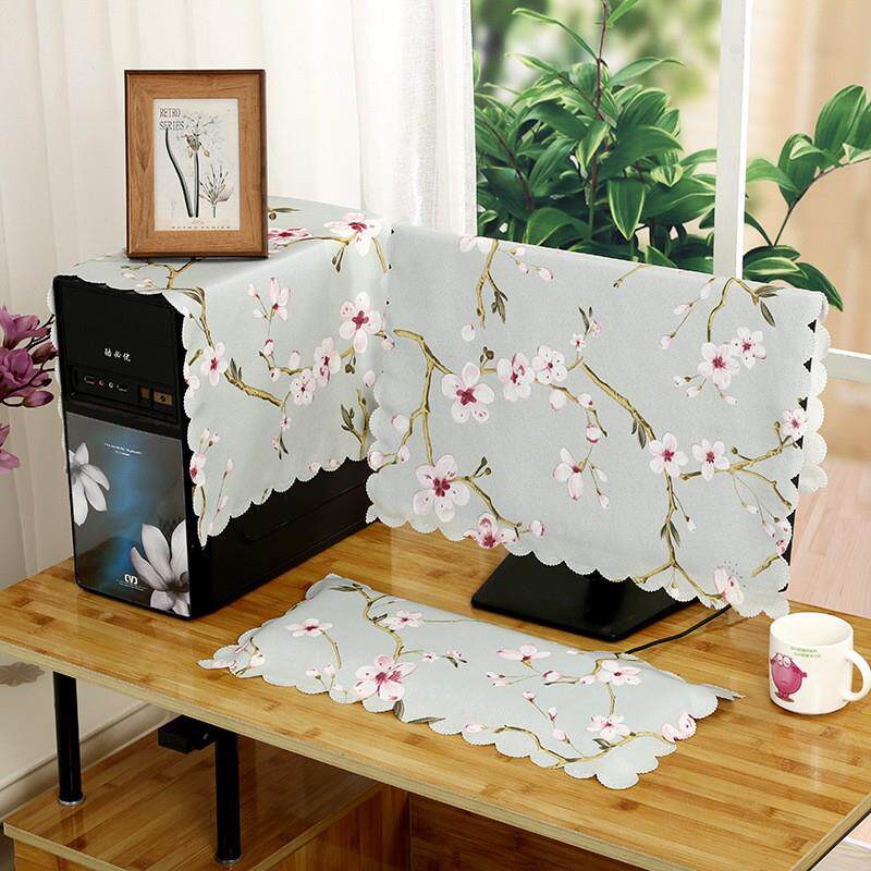 曲面平面液晶电脑罩学校单位办公室微机电脑防尘罩电脑套