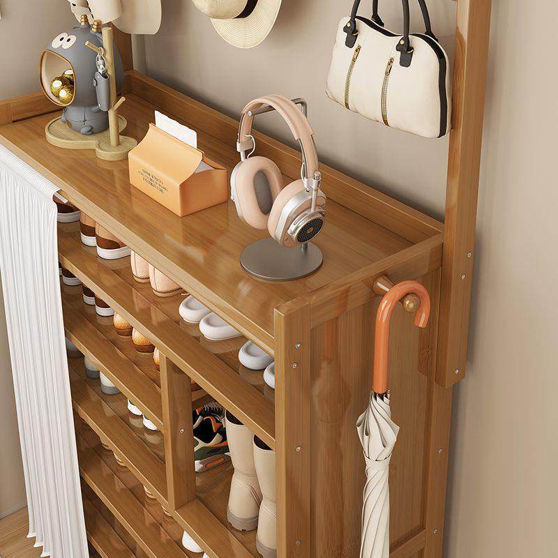 衣帽架鞋柜二合一多层家用鞋架子升级加固宿舍出租屋门口防尘收纳,厨房/烹饪用具,调料置物架,淘宝优惠券,粉丝福利购,淘宝优惠卷