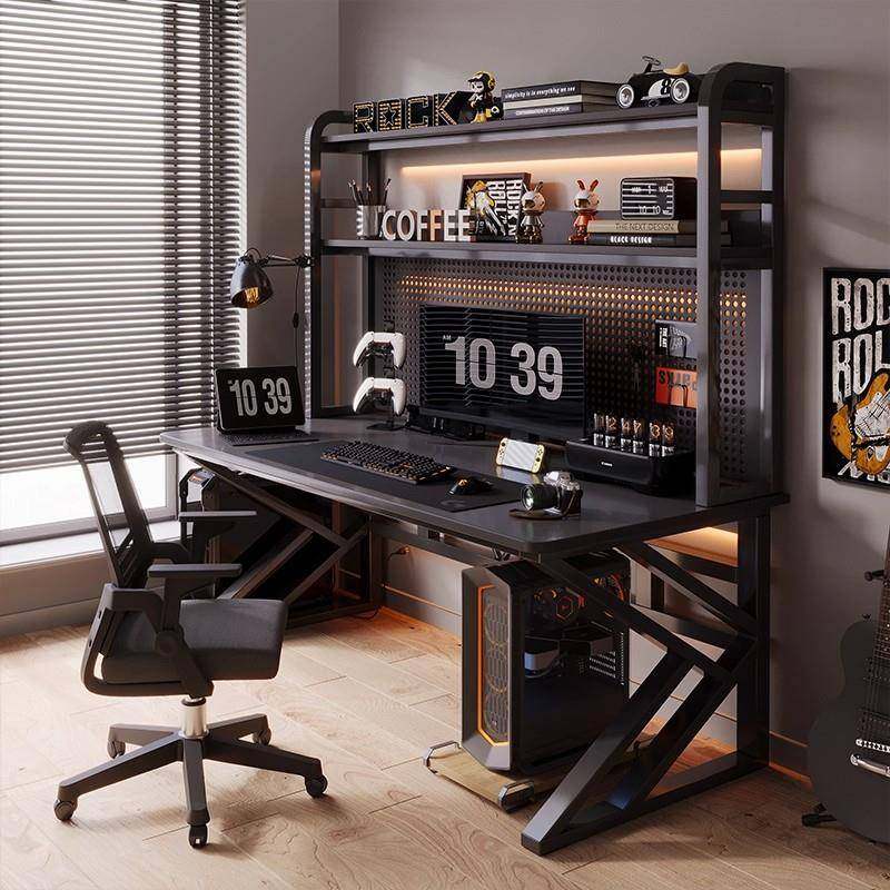 电脑桌台式家用洞洞板书桌书架一体电竞桌小户型学生学习桌办公桌,厨房/烹饪用具,调料置物架,淘宝优惠券,粉丝福利购,淘宝优惠卷