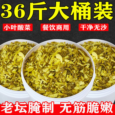 东锦隆免切小叶酸菜丝36斤无沙
