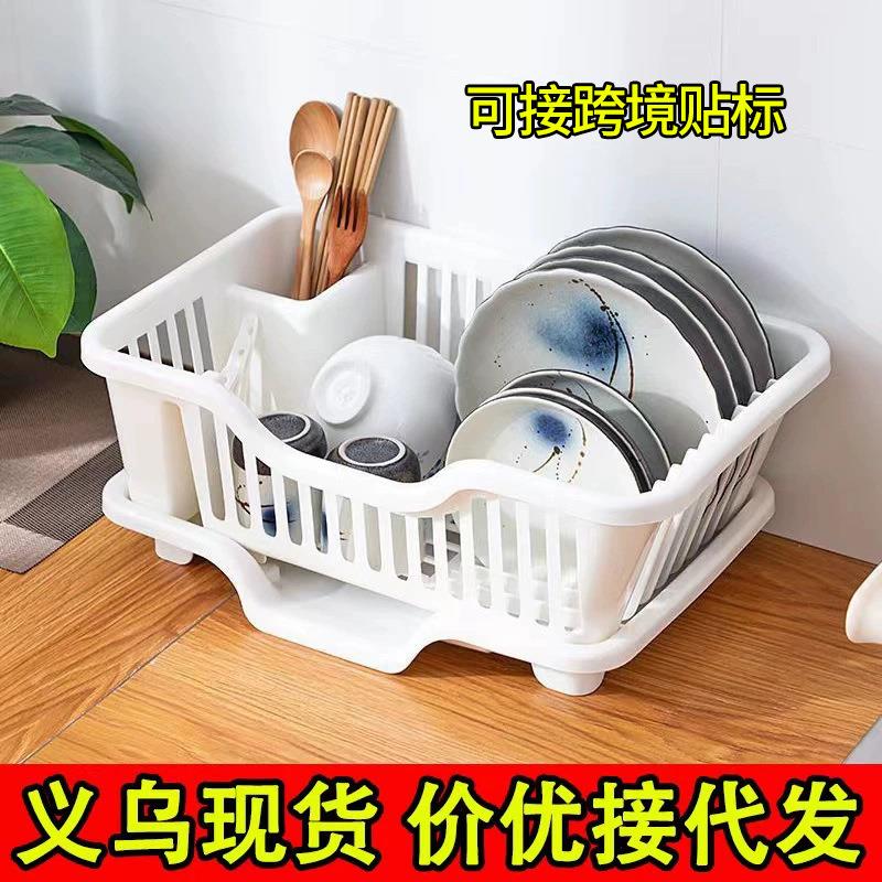碗碟收纳架厨房水槽置物架小型碗柜碗盘盒滤水碗筷篮放碗架沥水架