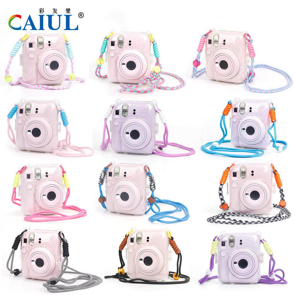 多功能编织拍立得相机背带绳 挂脖单反相机通用运动挂绳摄影配件