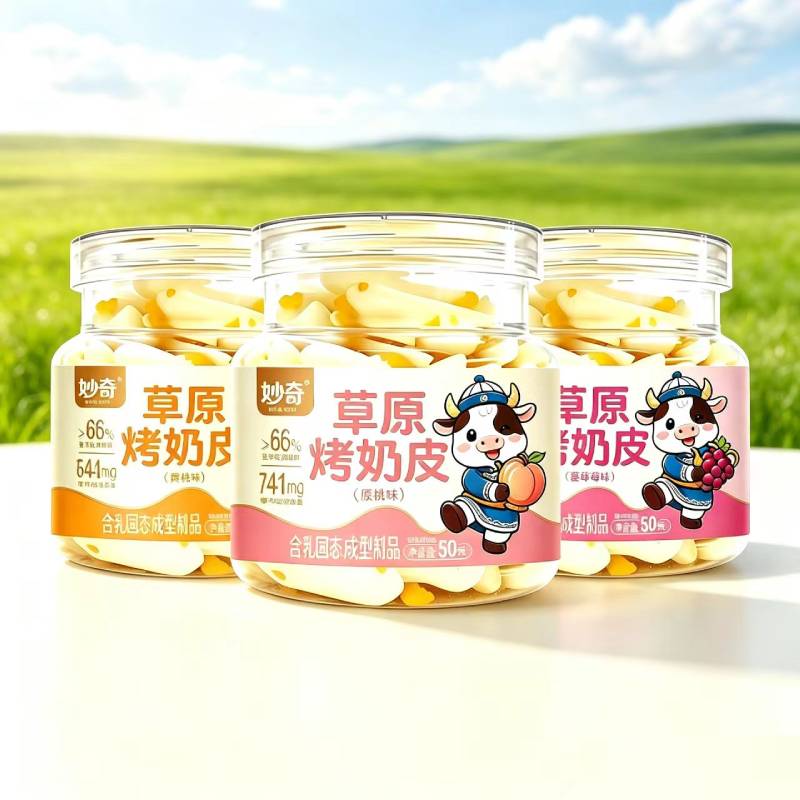 妙奇草原烤奶皮生牛乳添加≥66%