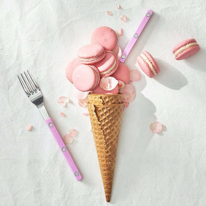 Sabre paris法式高级不锈钢牛排餐具刀叉套装家用西餐勺子粉玫红,餐饮具,西餐餐具套装,淘宝优惠券,粉丝福利购,淘宝优惠卷