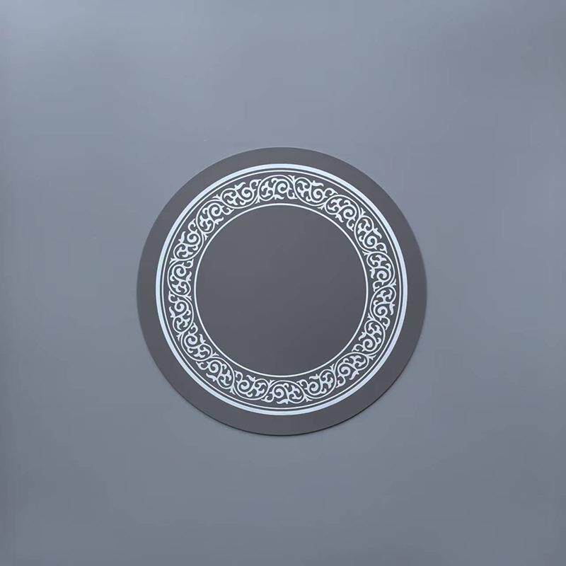 电磁炉硅胶保护垫专用厨房HI炉灶锅具超薄耐高温圆浮雕2餐垫