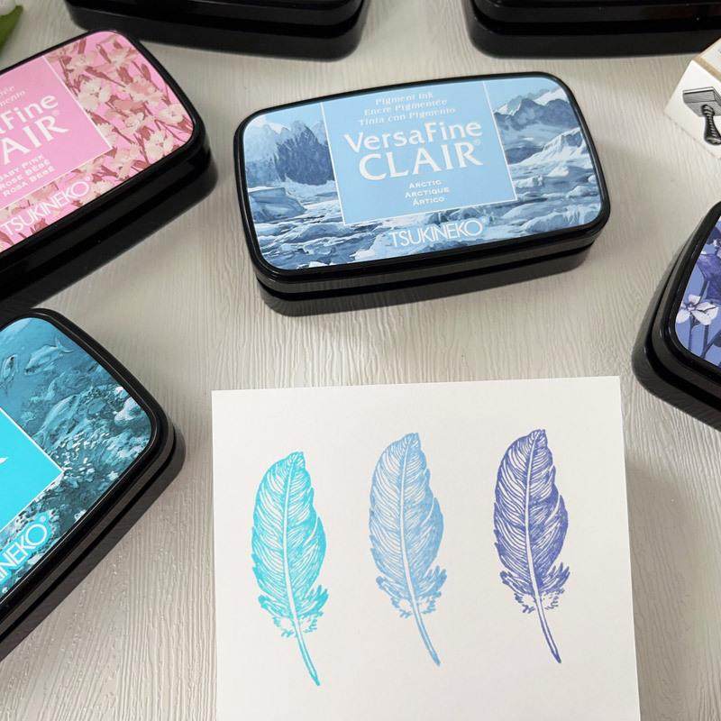 日本VFC大盒高细印台 月猫手账橡皮章VF-CLA高铁细节印泥