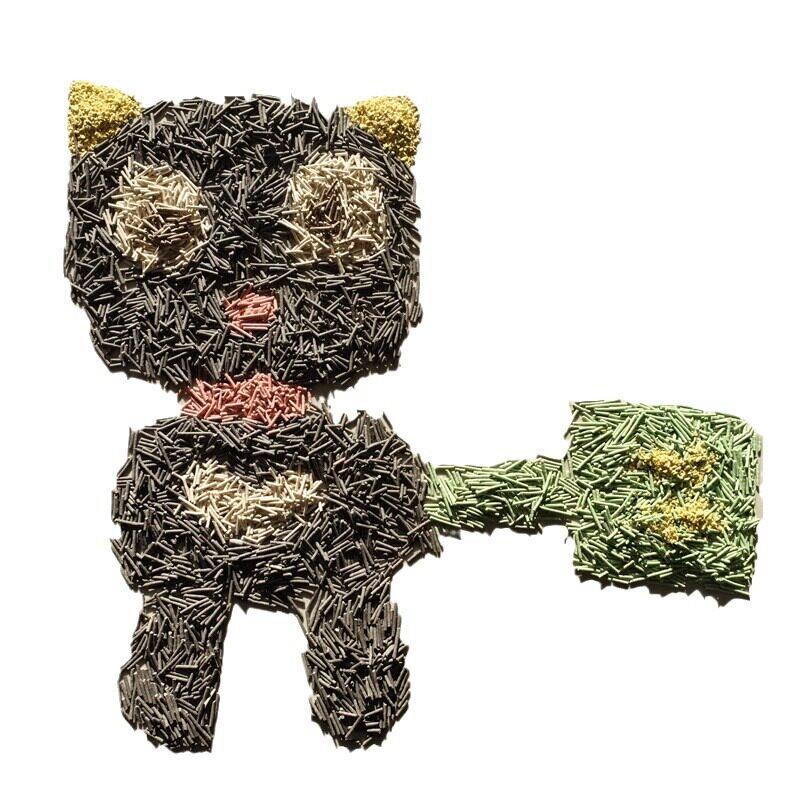 豆腐猫砂大量50斤厂家直销猫舍专用大包装散装去臭猫砂奶香味