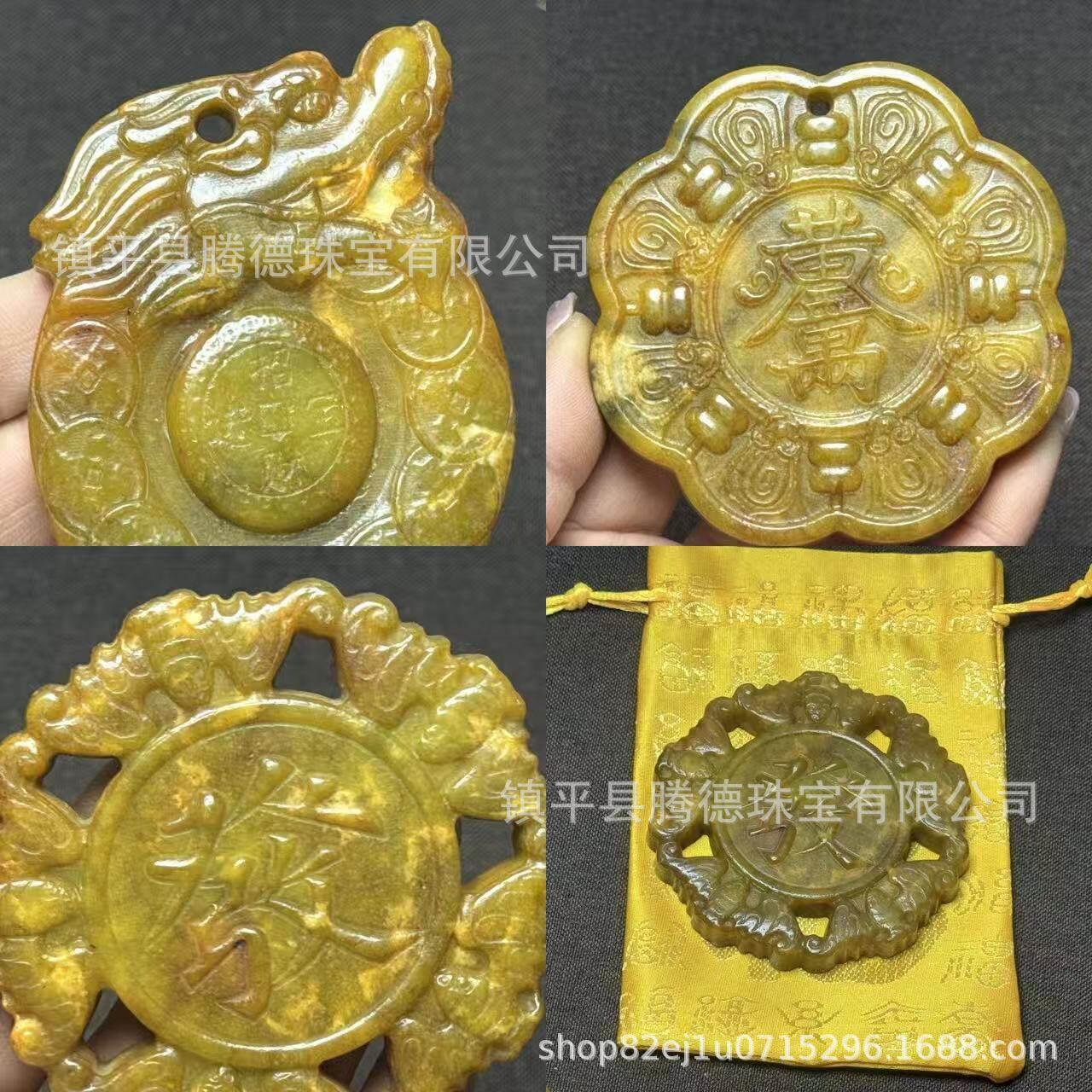 文玩岫玉古雕玉坠西周工艺古玉老玉古董玉佩玉璧腰坠配饰把玩凤坠