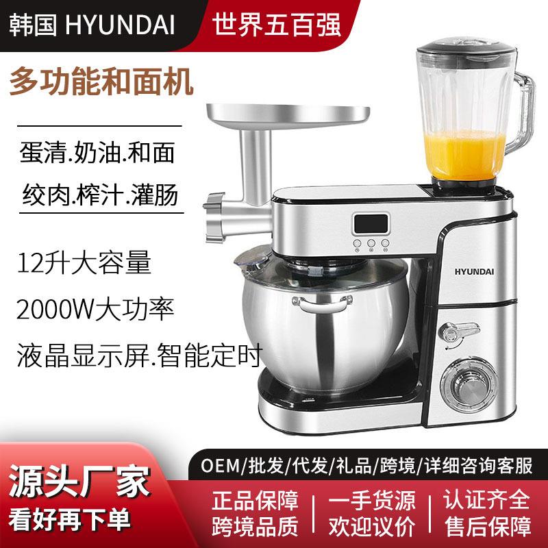 和面机家用厨师机电动打蛋器揉面机鲜奶机搅拌机12L厂家跨境