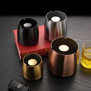 个性 源头厂家不锈钢带盖烟灰缸 广告烟具网吧家用酒店烟灰缸创意