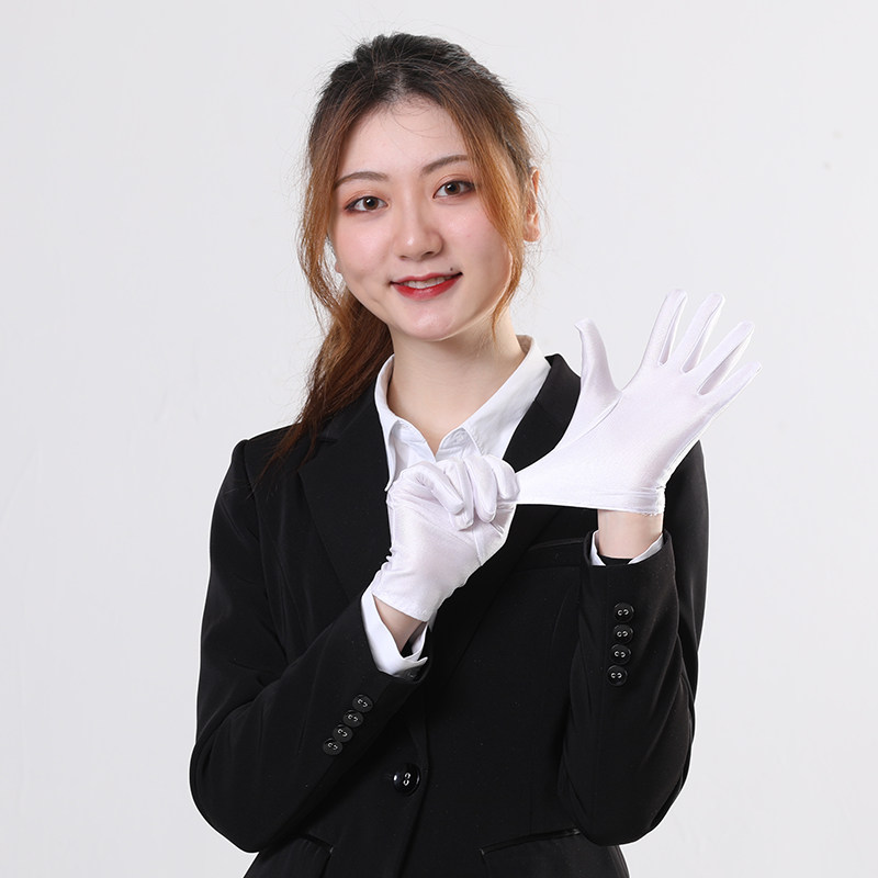 热销白手套幼儿童少先队做操小学生运动会升旗舞蹈表演出礼仪高弹