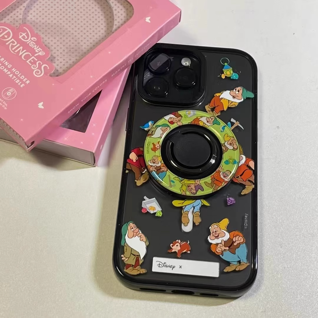 caseti联名迪士尼七个小矮人fy苹果手机壳iphone11 12 13 14 15 16promax磁吸新款2025网红爆款全包保护套