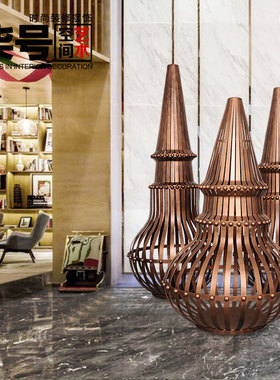 铁艺抽象雕塑艺术品/酒店装饰品/创意葫芦工艺品摆件/大堂摆设品