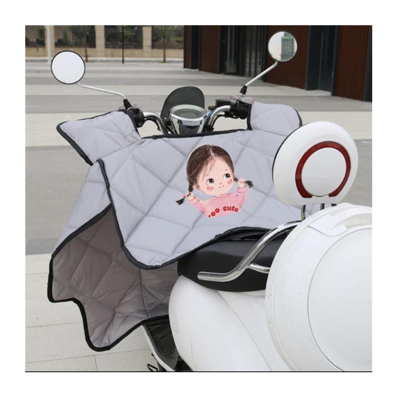 电机车挡风被中厚电动车双面防水防风罩保暖春秋四季通用