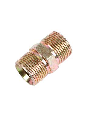 英制G螺纹转ZG螺纹外牙直通对丝英制直螺纹高压油管液压过渡接头