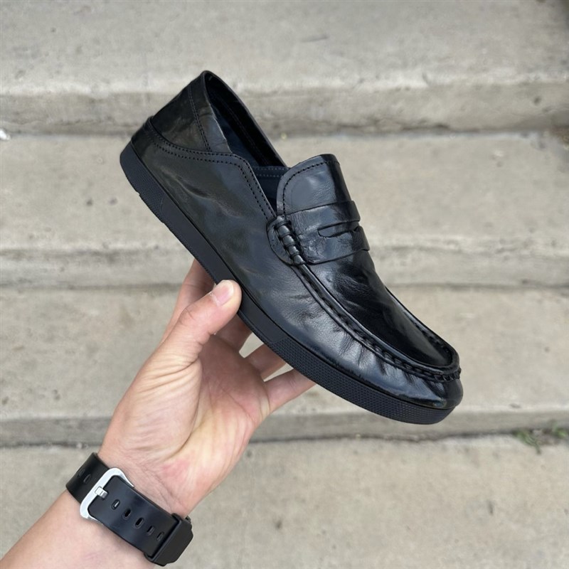 【2023爆款】秋季男士商务休闲鞋一脚蹬豆豆鞋懒人驾车皮鞋-7021