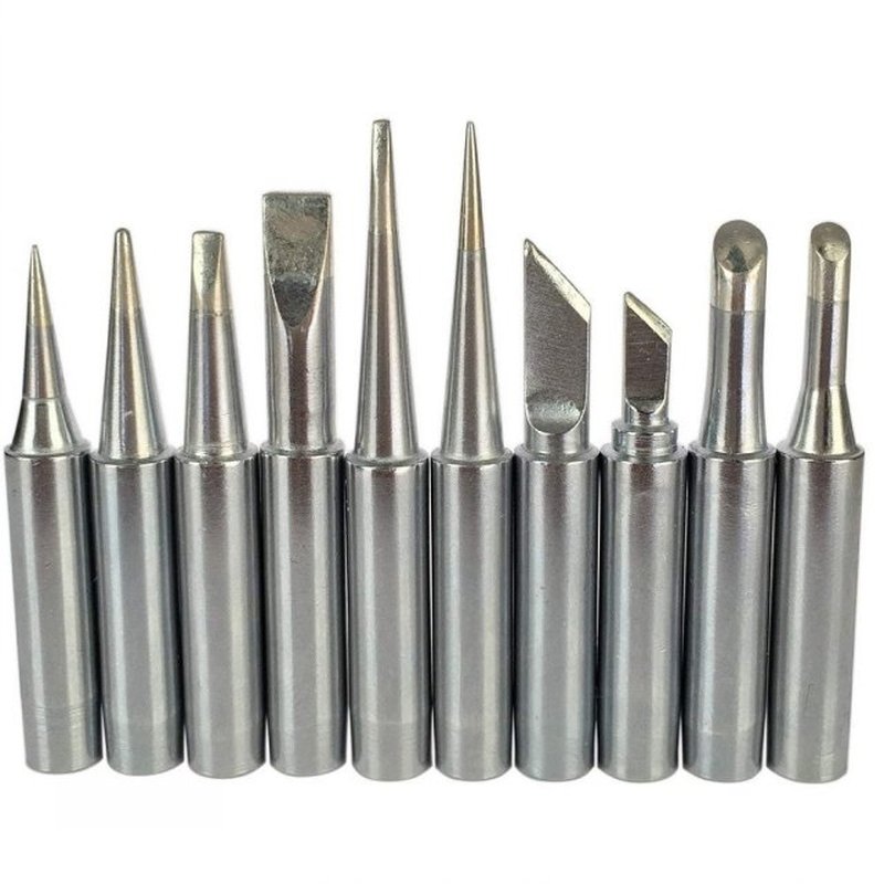 10Pcs Lead Free Soldering Iron Tip 900M-T I/B/2.4D/S3/1.2LD/