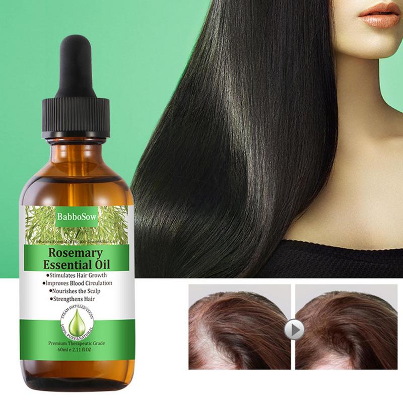Rosemary Hair Oil 60ml Anti Hair Loss Fast Growth Essence Fo