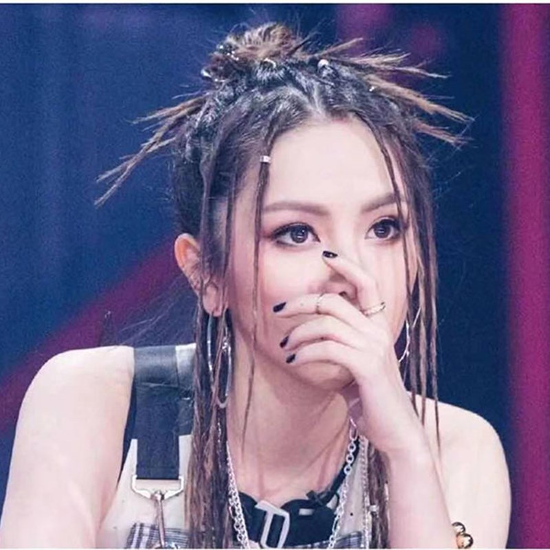 中国新说唱邓紫棋同款脏辫珠造型发珠珠小珠子发扣夹脏辫环扣发饰