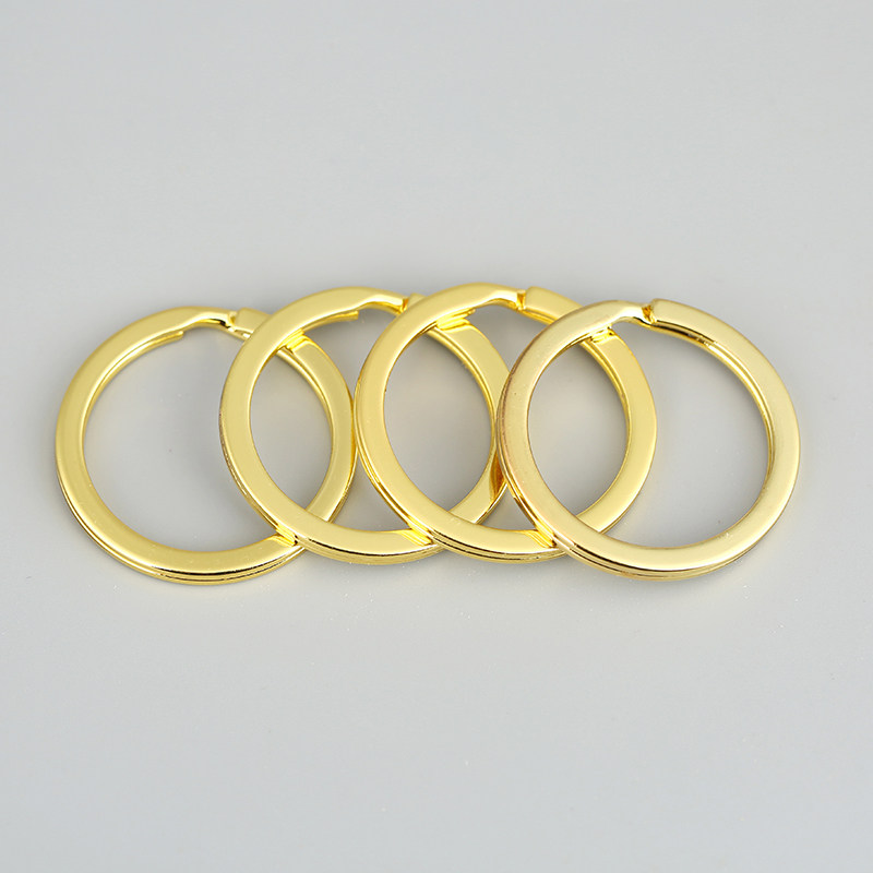 10/20PCS Metal Key Chains 15 20 25 28 30mm Keyring Split Rin