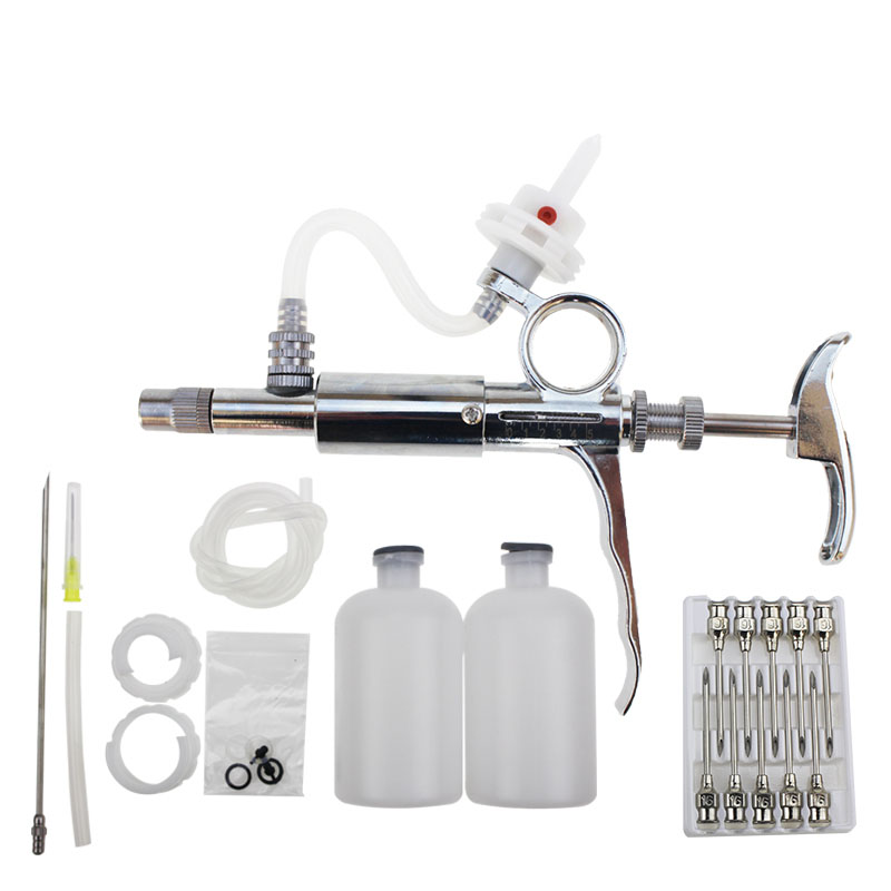 厂家兽用可调连续注射器不锈钢5毫升猪牛羊用养殖场连续注射疫苗