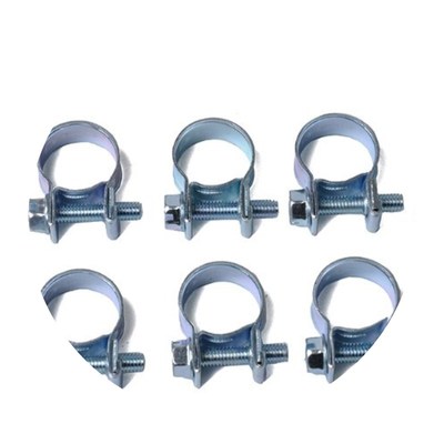 新品10PCSSet 7-9mm Mini Clamp Fuel Injection Hose Air Hose C