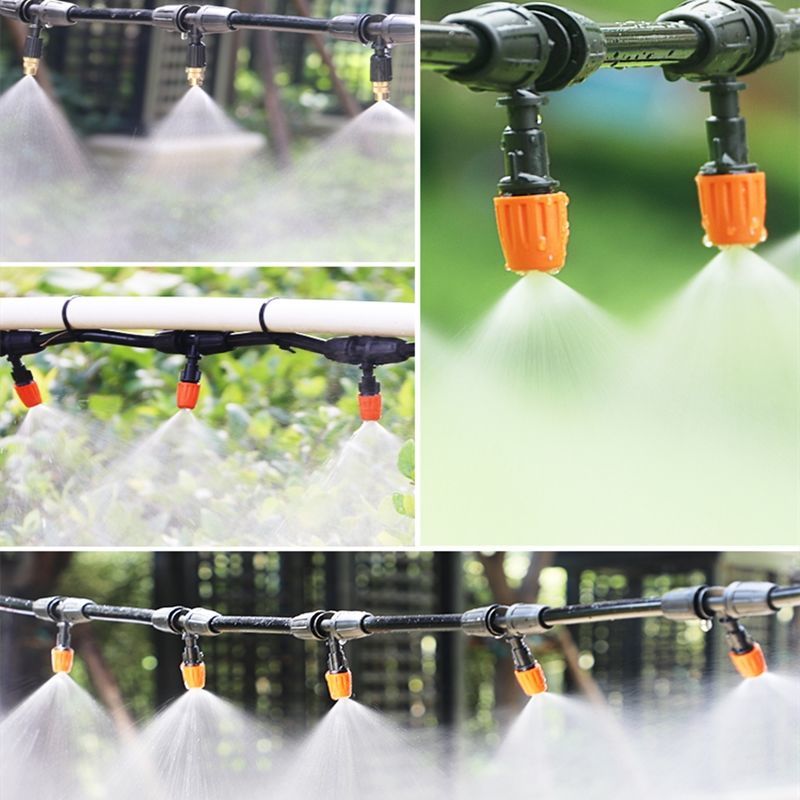 雾化微喷头喷雾器自动浇水浇花神器大棚喷水灌溉除尘降温喷淋系统