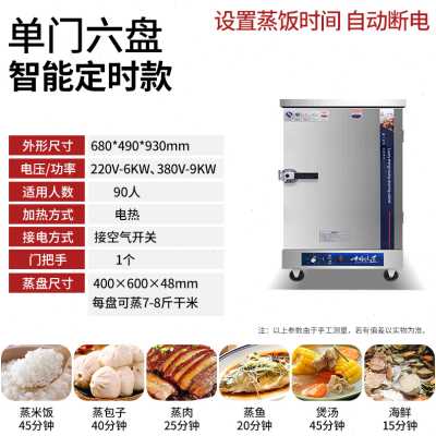 厂促电蒸箱车蒸全自动米饭机蒸饭柜商用煤气小型蒸饭大燃气蒸包炉