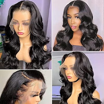 Pizazz 13x4 HD Transparent Lace Front Wigs Human Hair Pre Pl