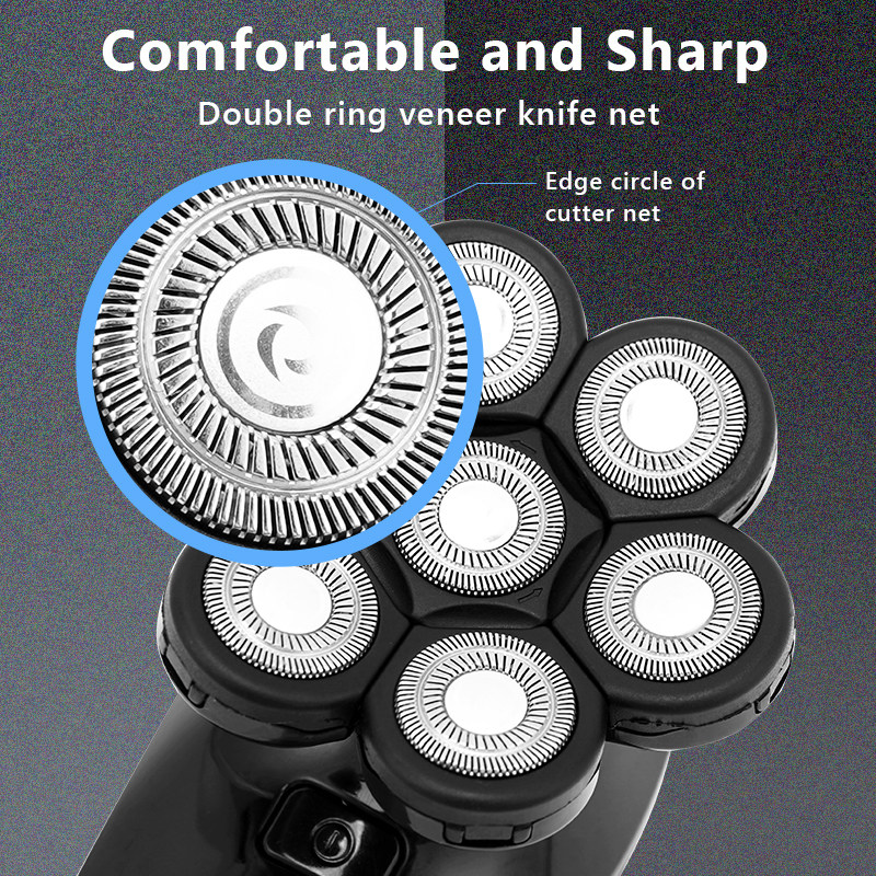 New Shaver For Men 7D Independently 7 Cutter Floating Head W
