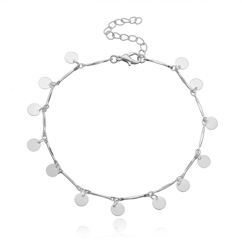 Geometric Sequin foot chain foot decoration set irregular tu