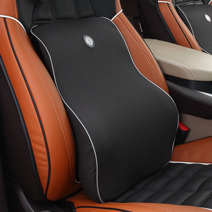 GiGi汽车腰靠枕竹炭记忆棉除异味 四季可用透气 车用办公枕批发