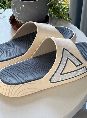 peak/匹克态极拖鞋男女款夏季浅卡其深灰室内外穿运动凉拖鞋匹克
