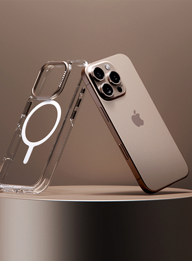 DEVILCASE恶魔盾标准版2代适用于iphone16promax透明磁吸手机壳iphone16pro抗黄16防摔16plus散热2025新款