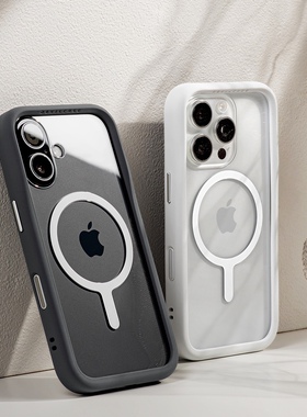 DEVILCASE台湾恶魔盾3代新款iphone15promax手机壳适用苹果15透明16磁吸15pro轻奢13pro抗黄14pro防摔硅胶