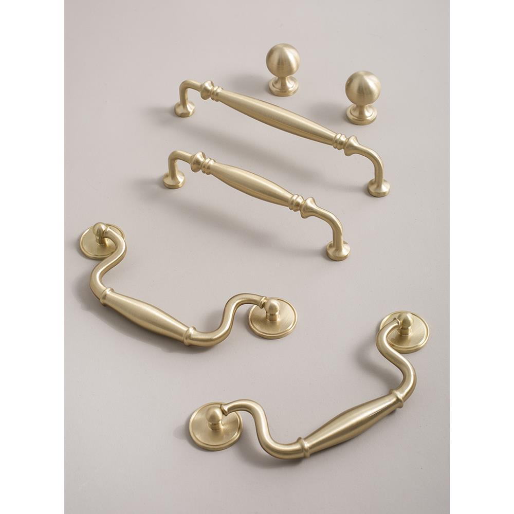 不止黄铜法式覆古原创设计衣柜门把手橱柜子轻奢风个性金色拉手