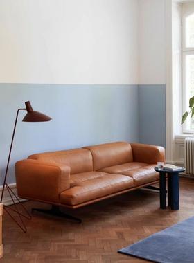 丹麦Tradition Inland北欧简约布艺真皮 AV22 23客厅三人沙发定制