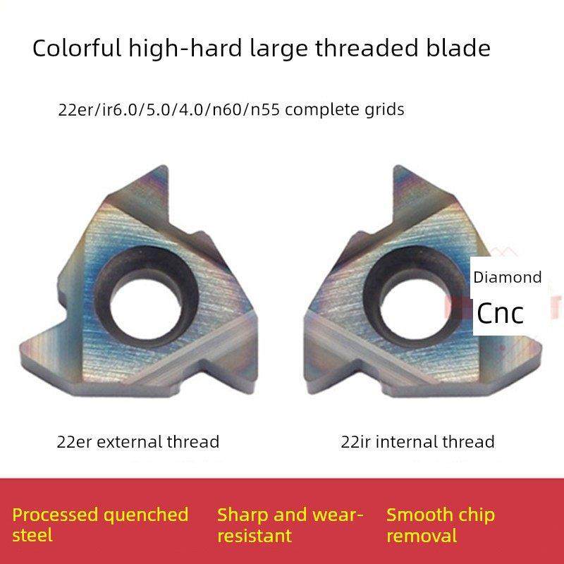 淬火钢螺纹刀片22ERN60/6.0/5.0/4.0ISO外螺纹车刀片22IR内牙刀头,五金/工具,数控刀片/刀粒,淘宝优惠券,粉丝福利购,淘宝优惠卷
