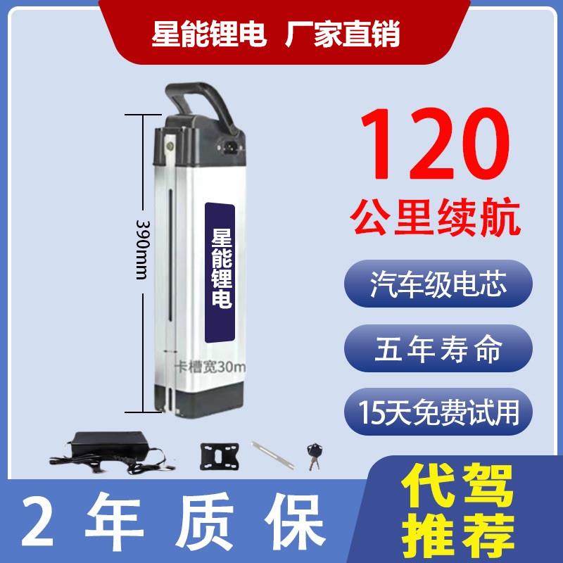 折叠代驾车A电芯银鱼海霸款电动车锂电池48v12ah20ah30ah电瓶精品