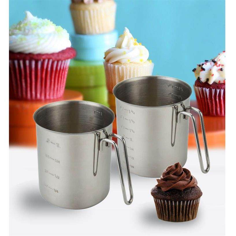 不锈钢量杯1000ml/500ml/250ML 带刻度烧杯烘杯液体液体奶杯,厨房/烹饪用具,杯子,淘宝优惠券,粉丝福利购,淘宝优惠卷