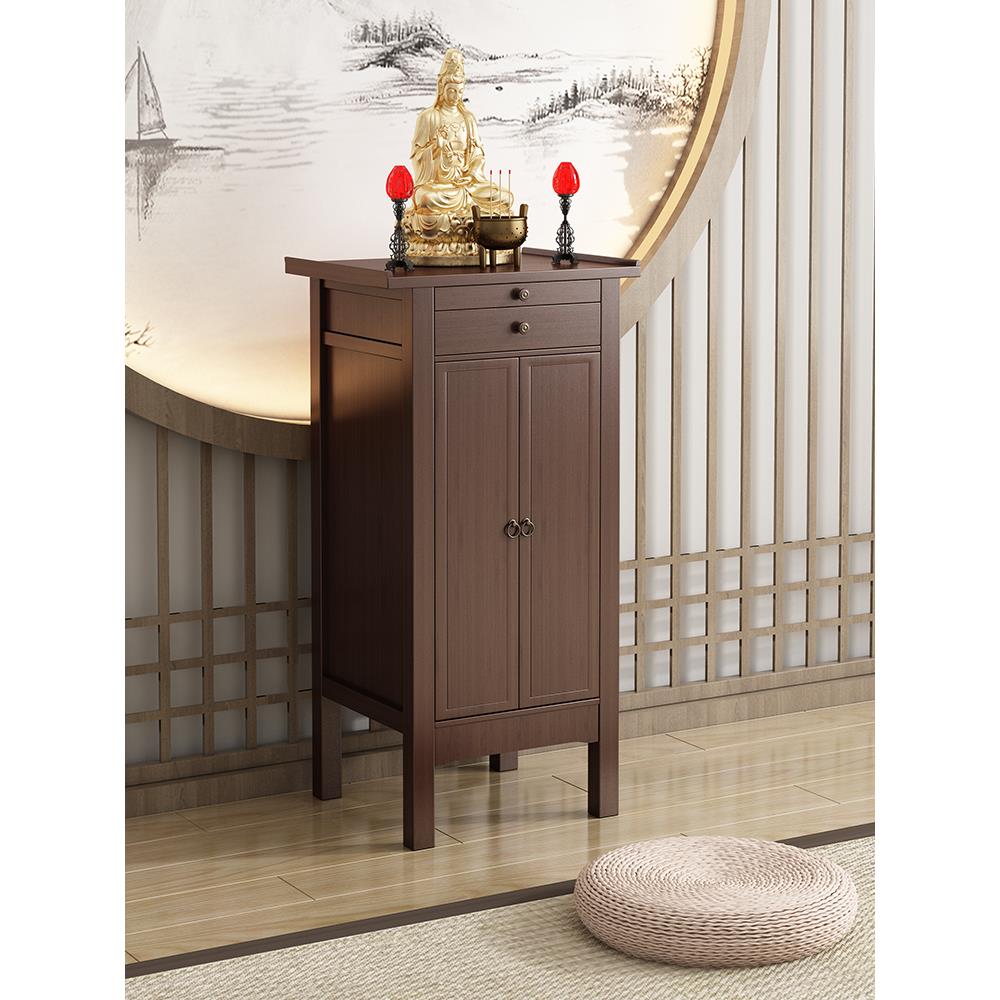 佛龛新中式立柜现代轻奢小型简约家用加高供桌佛台家用菩萨供奉台