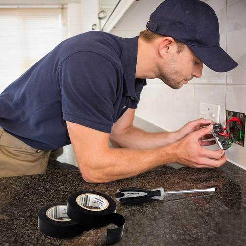 德国（MASTERPROOF）电工胶带黑色绝缘电胶布防火防水电胶带