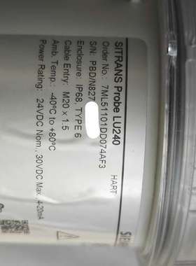 {议价}LU240 7ML5110-1DD07-4AF3超声波